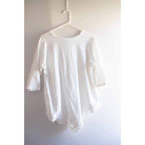 Sea Breeze CA cotton womens beach coverup shirt XS resort travel vacation - Picture 4 of 6